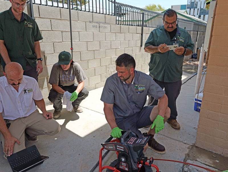 pipe bursting project in Las Vegas